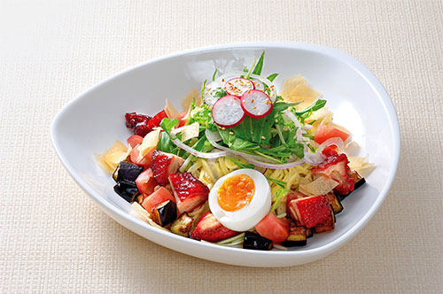 中華園式　夏野菜の冷麺